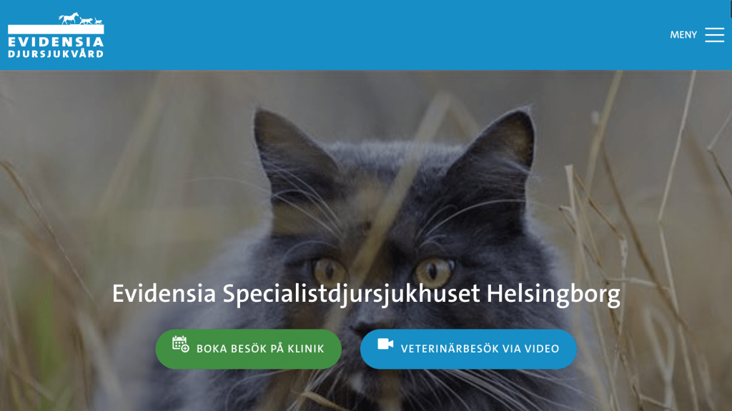 Evidensia djursjukhus i helsingborg.