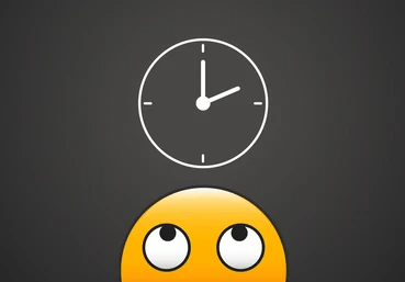 Slöseri på tid emoji.