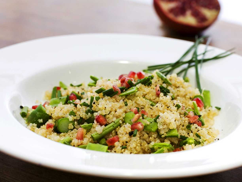 Quinoa sallad.