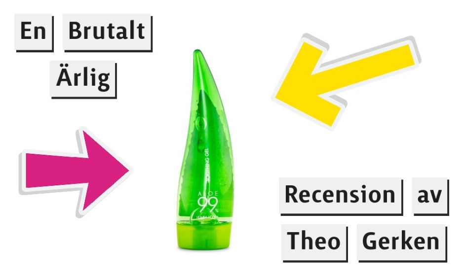 En Brutalt Ärlig Recension av Theo Gerken på Holika Aloe Vera Gel